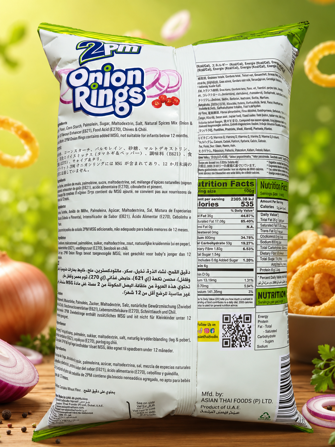 2pm Onion Rings back pack
