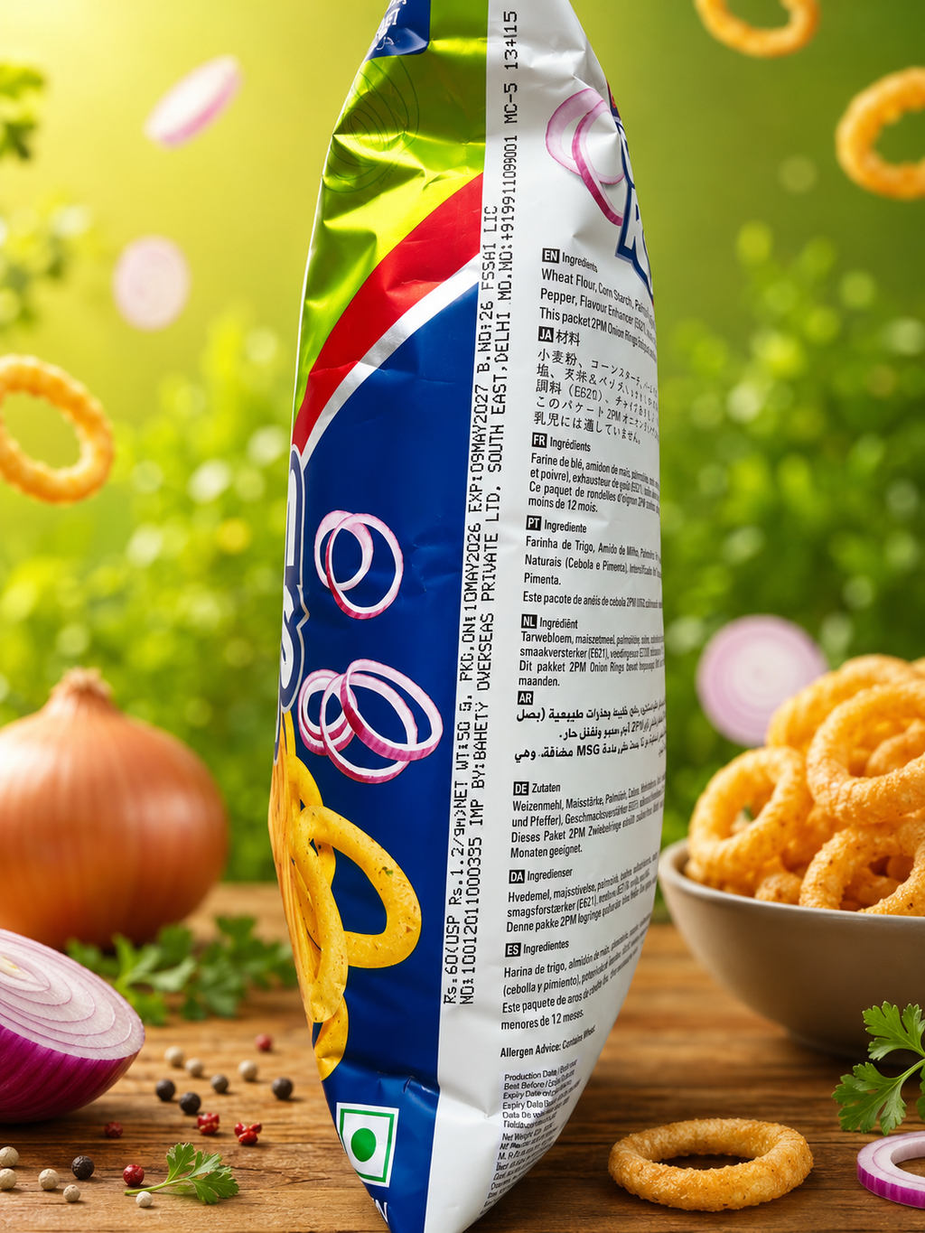 2pm Onion Rings side pack