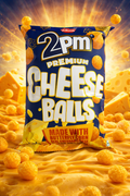 2pm Premium Cheese Balls nutrition facts back