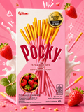 Glico Pocky Strawberry Flavour 45g - Front
